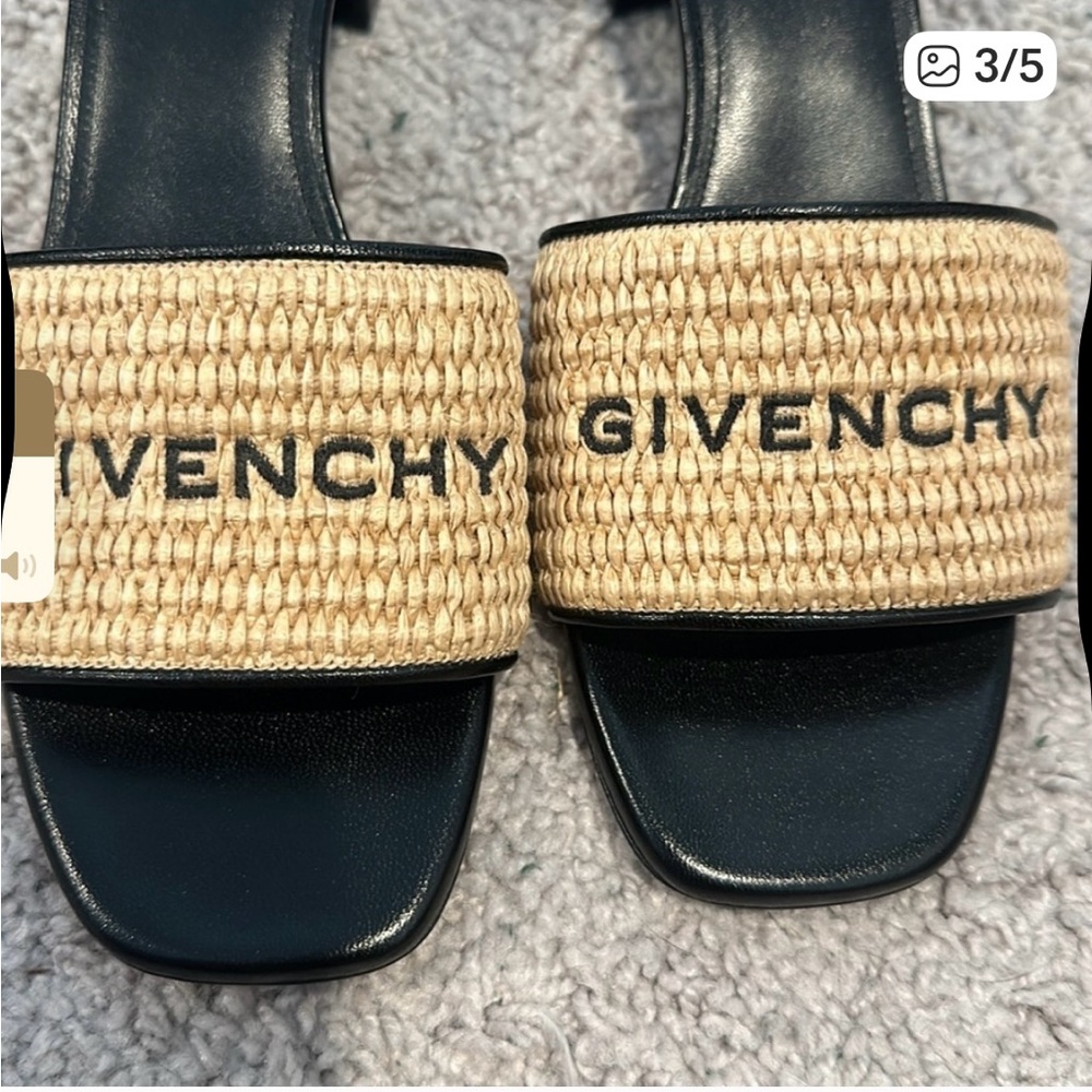 Givenchy Black and Beige Slides new!!!